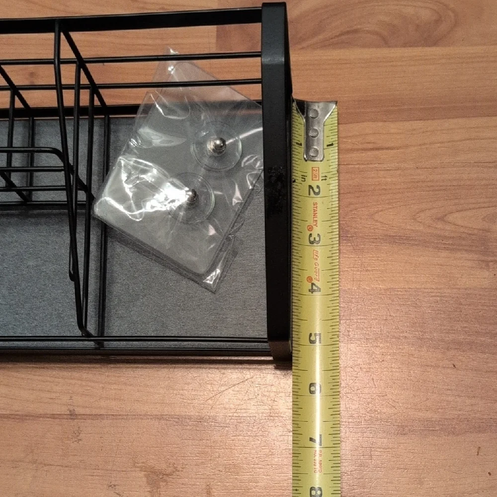 Black Metal Wall Shelf